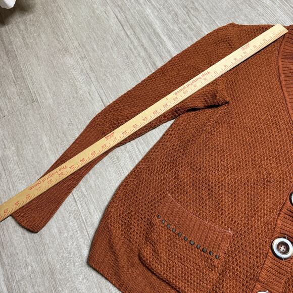 St. John Sport Knit Cardigan Sweater Wool Silk Cashmere Luxury Blend Women's M - Picture 7 of 8